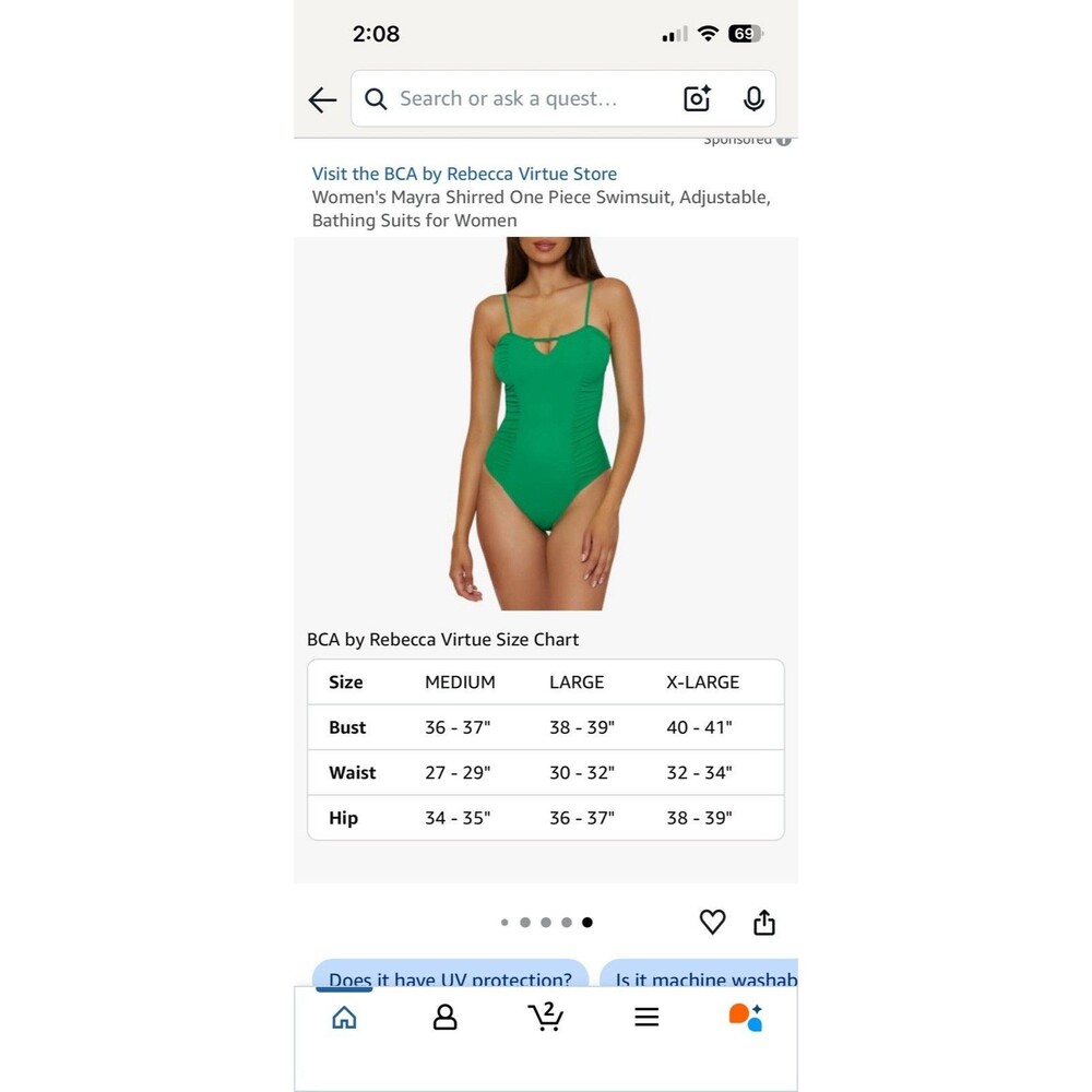 New Women’s One Piece Swimsuit Purple Size Medium - Picture 8 of 8